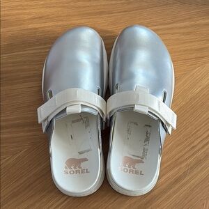 Sorel Women’s Silver Slip-On Shoes